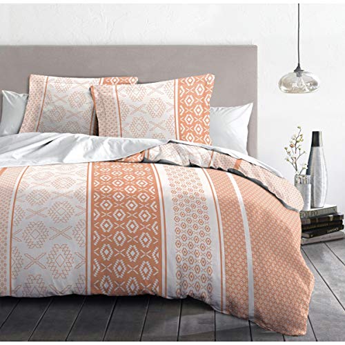 Home Passion Bettwäsche 3-teilig ethnora Mandarine 100% 57 Fäden, Baumwolle, Mehrfarbig, 220 x 240 x 0,1 cm Home Passion Bettwäsche 3-teilig ethnora Mandarine 100% 57 Fäden, Baumwolle, Mehrfarbig, 220 x 240 x 0,1 cm von Home Linge Passion