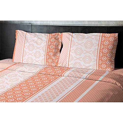 Home Passion Bettwäsche Laken-4-teilig ethnora Mandarine 100% 57 Fäden, Baumwolle, Mehrfarbig, 240 x 300 x 0,1 cm Home Passion Bettwäsche Laken-4-teilig ethnora Mandarine 100% 57 Fäden, Baumwolle, Mehrfarbig, 240 x 300 x 0,1 cm von Home Linge Passion
