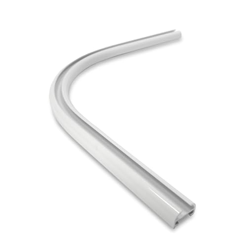 Home-Vision Gardinenschiene Vorhangschiene 1-läufig, 2-läufig, 3-läufig,4-läufig(Serie Z, Durchschleuderbogen) Aluminium, Inkl. Befestigungsmaterial, für Schiebevorhang von Home-Vision