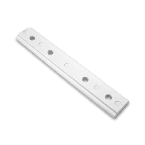 Home-Vision Gardinenschiene Vorhangschiene 1-läufig, 2-läufig, 3-läufig,4-läufig(Serie Z, nur Schienenverbinder) Aluminium, Inkl. Befestigungsmaterial, für Schiebevorhang von Home-Vision