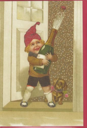 Home of Christmas Vintage Weihnachten Postkarte | Weihnachtspostkarte | Weihnachtskarte | Weihnachtsgrußkarte | Grußkarte (Klappkarte Freude 11,5 cm x 17 cm) von Home of Christmas