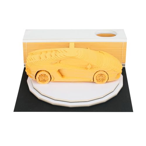 HomeJoySet 3D-Autokalender 2025, Schreibtisch-Notizblock, Uhr, Dekorativer Kalender Zur Erinnerung An Veranstaltungen Im Büro Und In Der Schule HomeJoySet 3D-Autokalender 2025, Schreibtisch-Notizblock, Uhr, Dekorativer Kalender Zur Erinnerung An Veranstaltungen Im Büro Und In Der Schule von HomeJoySet