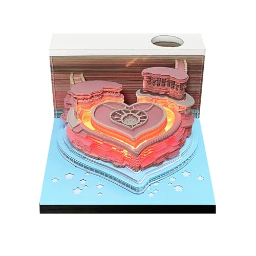 HomeJoySet 3D-Kalender „Festung Der Liebe“ 2025, Schreibtisch-Notizblock, Zeitmesser Fürs Büro, Erinnerungen An Schulveranstaltungen HomeJoySet 3D-Kalender „Festung Der Liebe“ 2025, Schreibtisch-Notizblock, Zeitmesser Fürs Büro, Erinnerungen An Schulveranstaltungen von HomeJoySet