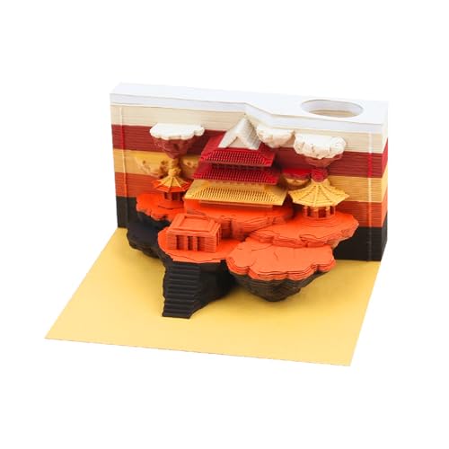 HomeJoySet 3D-Kalender „Schloss Im Himmel“ For 2025, Schreibtisch-Notizblock, Büro-/Schuldekor For Ereigniserinnerungen HomeJoySet 3D-Kalender „Schloss Im Himmel“ For 2025, Schreibtisch-Notizblock, Büro-/Schuldekor For Ereigniserinnerungen von HomeJoySet