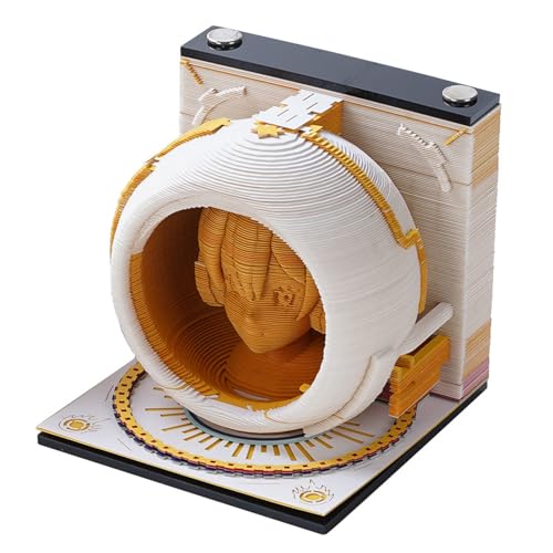 HomeJoySet 3D-Kalender 2025, Notizblock-Uhr For Den Schreibtisch, 3D-Tischkalender Mit Urlaubserinnerung HomeJoySet 3D-Kalender 2025, Notizblock-Uhr For Den Schreibtisch, 3D-Tischkalender Mit Urlaubserinnerung von HomeJoySet
