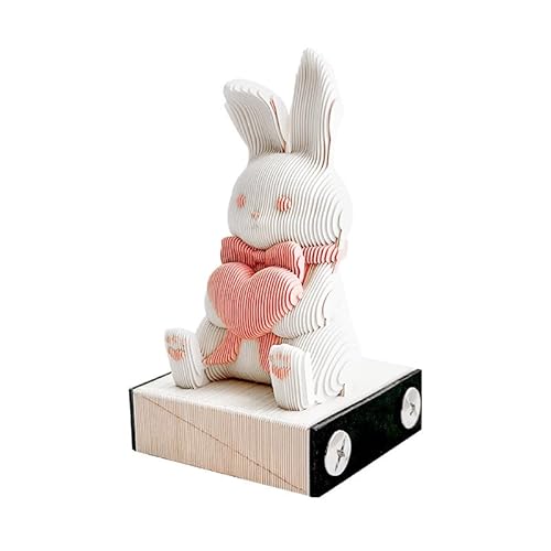 HomeJoySet 3D-Kalender 2025 Mit Hasenmotiv, 3D-Kunst-Notizblock, Schreibtischkalender Fürs Büro, Zeitmesser Zur Urlaubserinnerung HomeJoySet 3D-Kalender 2025 Mit Hasenmotiv, 3D-Kunst-Notizblock, Schreibtischkalender Fürs Büro, Zeitmesser Zur Urlaubserinnerung von HomeJoySet