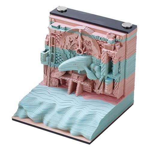 HomeJoySet 3D-Kunstkalender 2025, Schreibtisch-Notizblock, Uhr, Büro-Urlaubserinnerung, Dekoration Und Stressabbau HomeJoySet 3D-Kunstkalender 2025, Schreibtisch-Notizblock, Uhr, Büro-Urlaubserinnerung, Dekoration Und Stressabbau von HomeJoySet
