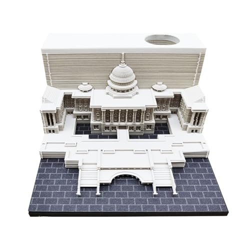HomeJoySet 3D-Notizblock-Kalender 2025, Zeitmesser-Tischkalender Fürs Büro, Erinnerung An Schulveranstaltungen von HomeJoySet
