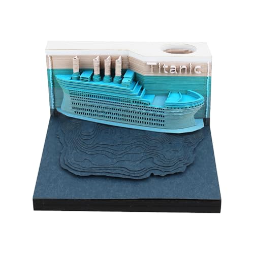HomeJoySet 3D-Schiffskalender 2025, Schreibtisch-Notizblock, Zeitmesser For Büro, Schule, Wichtige Ereigniserinnerungen HomeJoySet 3D-Schiffskalender 2025, Schreibtisch-Notizblock, Zeitmesser For Büro, Schule, Wichtige Ereigniserinnerungen von HomeJoySet