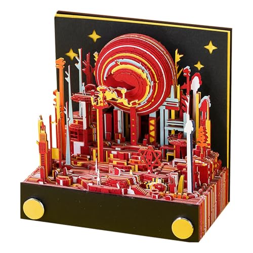 HomeJoySet 3D-Stadtkalender 2025, Schreibtisch-Notizblock „Time Piece“, Abreißbare Haftnotizen Fürs Büro, Erinnert An Wichtige Feiertage HomeJoySet 3D-Stadtkalender 2025, Schreibtisch-Notizblock „Time Piece“, Abreißbare Haftnotizen Fürs Büro, Erinnert An Wichtige Feiertage von HomeJoySet