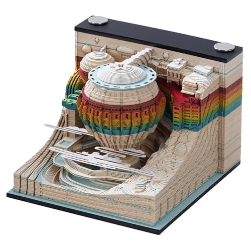 HomeJoySet 3D-Uhrenkalender 2025, 3D-Notizblock-Tischkalender Mit Haftnotizen For Die Urlaubserinnerung Im Büro HomeJoySet 3D-Uhrenkalender 2025, 3D-Notizblock-Tischkalender Mit Haftnotizen For Die Urlaubserinnerung Im Büro von HomeJoySet