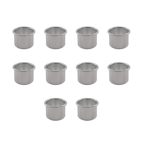 HomeJoySet Zylinderförmige Silikonformen For Teelichtsockel, Ton Und Epoxidharz, Heimdekoration, Basteln(10 small candlestick) von HomeJoySet