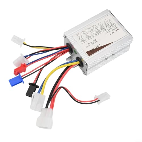 Motorsteuerung für Elektrofahrräder, 24 V/36 V, 350 W, gebürstete Einheit mit Gehäuse aus Aluminiumlegierung für Hitzeschutz (DC24 V) von HomeVortex