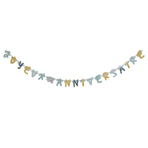 Homéa, Girlande mit Buchstabe "Happy Birthday" aus Karton, 2,2 m, Koala Homéa, Girlande mit Buchstabe "Happy Birthday" aus Karton, 2,2 m, Koala von Homéa