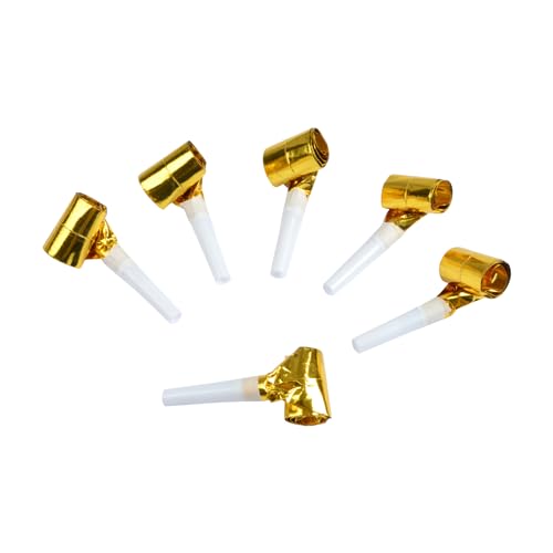 Homéa, Set mit 6 goldfarbenen Papierkonfetti + PP, Höhe 11,5 cm, goldfarbenes Konfetti Homéa, Set mit 6 goldfarbenen Papierkonfetti + PP, Höhe 11,5 cm, goldfarbenes Konfetti von Homéa