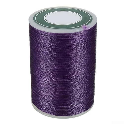 Gewachstes Premium-Polyestergarn, 0, 8 mm, 78 m, für alle Ihre Nähbedürfnisse in Lederhandwerk (lila) von Homefurnishmall