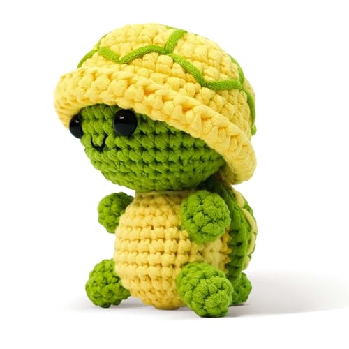Homelyxe Häkelset Schildkröte Für Anfänger, Garn Für Tiere Häkeln, Häckeln Stricken Set Mit Schritt Für Schritt Videoanleitung, Tiere Häkel Für Erwachsene Und Kinder DIY-Handwerk Homelyxe Häkelset Schildkröte Für Anfänger, Garn Für Tiere Häkeln, Häckeln Stricken Set Mit Schritt Für Schritt Videoanleitung, Tiere Häkel Für Erwachsene Und Kinder DIY-Handwerk von Homelyxe