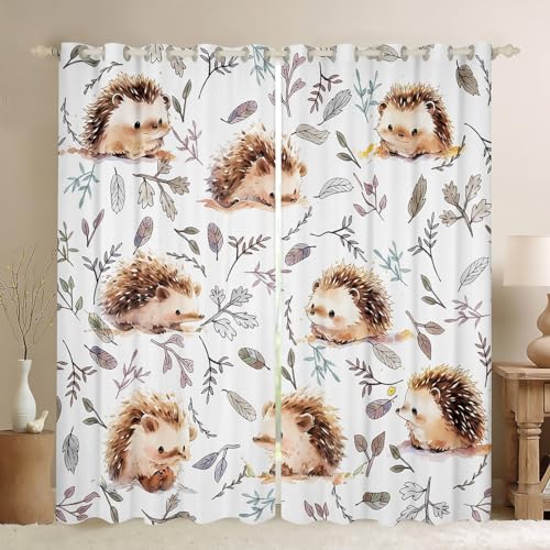 Homemissing Igel Vorhänge Jungen Mädchen Cute Tier Fenstervorhang 175x140cm für Kinder Frauen Männer Kawaii Wildtiere Blickdichte Vorhänge für Wohnzimmer Blätter Vorhänge Gardinen Dekor Vorhänge Homemissing Igel Vorhänge Jungen Mädchen Cute Tier Fenstervorhang 175x140cm für Kinder Frauen Männer Kawaii Wildtiere Blickdichte Vorhänge für Wohnzimmer Blätter Vorhänge Gardinen Dekor Vorhänge von Homemissing