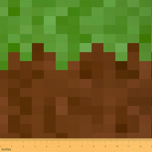 Homemissing Pixel Spiel Stoff 92x150cm für Stühle Grün Braun Camo Stoff Meterware Cartoon Dekorative Polsterstoff Homemissing Pixel Spiel Stoff 92x150cm für Stühle Grün Braun Camo Stoff Meterware Cartoon Dekorative Polsterstoff von Homemissing