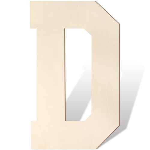 Große Holzbuchstaben, 43,2 cm, große Holzbuchstaben, D-Form, Ausschnitt, Alphabet, unlackiert, Vintage, Sport, Varsity-Stil, bemalbare Holzbuchstaben für Wanddekoration, Kinderzimmer, Namen, Malerei Große Holzbuchstaben, 43,2 cm, große Holzbuchstaben, D-Form, Ausschnitt, Alphabet, unlackiert, Vintage, Sport, Varsity-Stil, bemalbare Holzbuchstaben für Wanddekoration, Kinderzimmer, Namen, Malerei von Homenthus