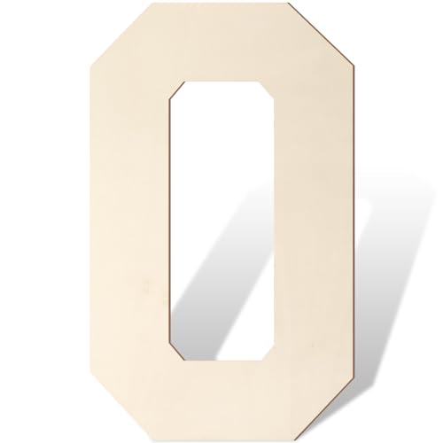 Große Holzbuchstaben, 43,2 cm, große Holzbuchstaben in O-Form, ausgeschnittenes Alphabet, unlackiert, Vintage-Sport, Varsity-Stil, bemalbare Holzbuchstaben für Wanddekoration, Kinderzimmer, Namen Große Holzbuchstaben, 43,2 cm, große Holzbuchstaben in O-Form, ausgeschnittenes Alphabet, unlackiert, Vintage-Sport, Varsity-Stil, bemalbare Holzbuchstaben für Wanddekoration, Kinderzimmer, Namen von Homenthus