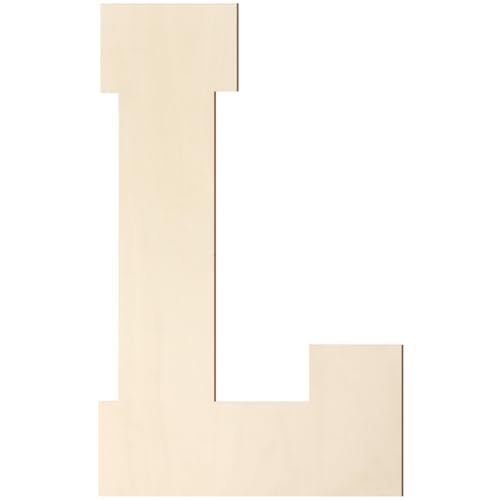 Holzbuchstaben, 20,3 cm, großer Holzbuchstabe L-Form, Ausschnitt, Vintage, Sport-Stil, unlackiertes Holz, Alphabet-Buchstaben für Wanddekoration, Kinderzimmer, Namensmalerei, Basteln, Party, Zimmer Holzbuchstaben, 20,3 cm, großer Holzbuchstabe L-Form, Ausschnitt, Vintage, Sport-Stil, unlackiertes Holz, Alphabet-Buchstaben für Wanddekoration, Kinderzimmer, Namensmalerei, Basteln, Party, Zimmer von Homenthus