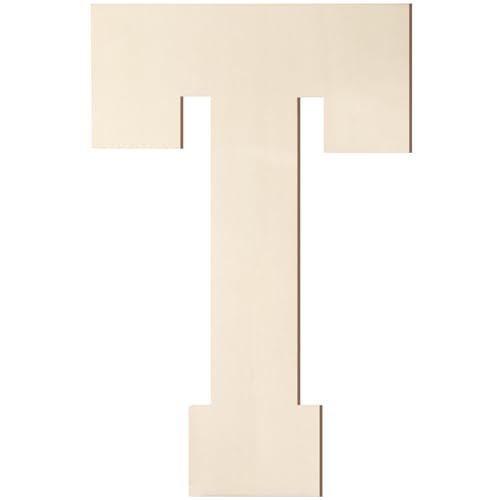 Holzbuchstaben, 20,3 cm, großer Holzbuchstabe T-Form, Ausschnitt, Vintage, Sport-Stil, unlackiertes Holz, Alphabet-Buchstaben für Wanddekoration, Kinderzimmer, Namensmalerei, Basteln, Party, Zimmer Holzbuchstaben, 20,3 cm, großer Holzbuchstabe T-Form, Ausschnitt, Vintage, Sport-Stil, unlackiertes Holz, Alphabet-Buchstaben für Wanddekoration, Kinderzimmer, Namensmalerei, Basteln, Party, Zimmer von Homenthus