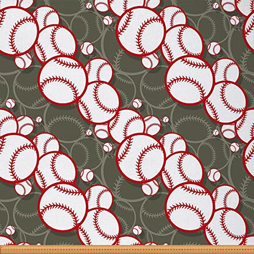 Baseball Polsterstoff Sportstoff Meterware Dekorstoff für Spielerspiele Softball Stoff für Drinnen Draußen Geometrisch CKunstoon Handgezeichnete DIY Kunst Wasserdichter Stoff Rotgrün 184 x 150 (HxB) Baseball Polsterstoff Sportstoff Meterware Dekorstoff für Spielerspiele Softball Stoff für Drinnen Draußen Geometrisch CKunstoon Handgezeichnete DIY Kunst Wasserdichter Stoff Rotgrün 184 x 150 (HxB) von Homewish