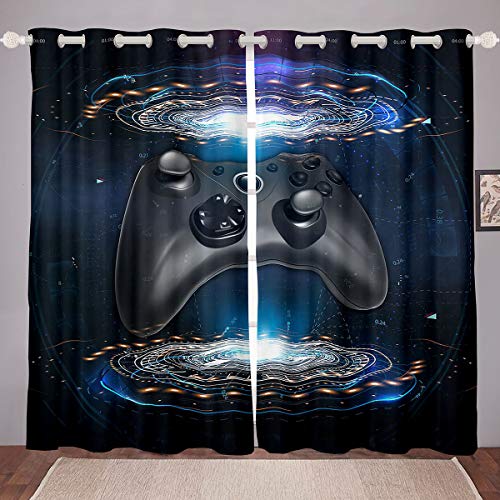 Gaming Fenster Behandlungen Vorhänge,Gamepad Spiele Vorhänge FÜR Kinder Jungen Teens,Gamer Joystick Fenster Vorhänge,Neuheit Fenster Fenster Vorhänge Schlafzimmer Wohnzimmer Dekor,Schwarz 55"X69" Gaming Fenster Behandlungen Vorhänge,Gamepad Spiele Vorhänge FÜR Kinder Jungen Teens,Gamer Joystick Fenster Vorhänge,Neuheit Fenster Fenster Vorhänge Schlafzimmer Wohnzimmer Dekor,Schwarz 55"X69" von Homewish
