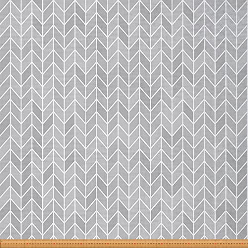 Geometrischer Möbelstoff Meterware mit Fischgrätenmuster Geometrische Linien Dekorativer Stoff Grau Gemusterter Drinnen Draußen Stoff Wasserdichter Stoff für Bauernhaus DIY Kunst Grau 184 x 150 (HxB) Geometrischer Möbelstoff Meterware mit Fischgrätenmuster Geometrische Linien Dekorativer Stoff Grau Gemusterter Drinnen Draußen Stoff Wasserdichter Stoff für Bauernhaus DIY Kunst Grau 184 x 150 (HxB) von Homewish