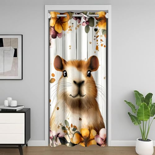 Homewish Capybara Türvorhang Cartoon Waldtiere Capybaras Tür Vorhänge 86x203cm Botanische Blumen Sichtschutzvorhang für Kinder Mädchen Jungen Jugendliche,Pflanze Holzbrett Dekor Verdunkelungs Vorhang Homewish Capybara Türvorhang Cartoon Waldtiere Capybaras Tür Vorhänge 86x203cm Botanische Blumen Sichtschutzvorhang für Kinder Mädchen Jungen Jugendliche,Pflanze Holzbrett Dekor Verdunkelungs Vorhang von Homewish