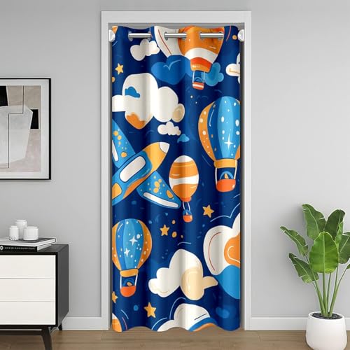 Homewish Türvorhang Buntes Flugzeug Verdunkelungsvorhang 106x203cm Cartoon Flugzeug Tür Drapieren Blauer Sternenhimmel Zimmerteiler Vorhang für Jungen Mädchen Niedliche Bunte Flugzeuge Homewish Türvorhang Buntes Flugzeug Verdunkelungsvorhang 106x203cm Cartoon Flugzeug Tür Drapieren Blauer Sternenhimmel Zimmerteiler Vorhang für Jungen Mädchen Niedliche Bunte Flugzeuge von Homewish