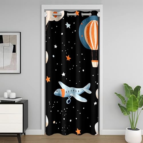 Homewish Türvorhang Cartoon Flugzeug Verdunkelungsvorhang 86x203cm Sternenhimmel Dekor Tür Drapieren Buntes Flugzeug Zimmerteiler Vorhang Heißluftballon Druck für Jungen Mädchen Kinder Homewish Türvorhang Cartoon Flugzeug Verdunkelungsvorhang 86x203cm Sternenhimmel Dekor Tür Drapieren Buntes Flugzeug Zimmerteiler Vorhang Heißluftballon Druck für Jungen Mädchen Kinder von Homewish