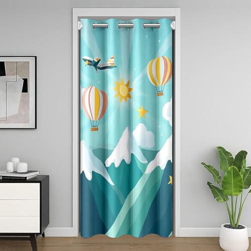 Homewish Türvorhang Kinder Flugzeug Verdunkelungsvorhang 106x203cm Cartoon Flugzeug Tür Drapieren für Jungen Mädchen Heißluftballon Drucken Zimmerteiler Vorhang Niedliche Bunte Flugzeuge Homewish Türvorhang Kinder Flugzeug Verdunkelungsvorhang 106x203cm Cartoon Flugzeug Tür Drapieren für Jungen Mädchen Heißluftballon Drucken Zimmerteiler Vorhang Niedliche Bunte Flugzeuge von Homewish