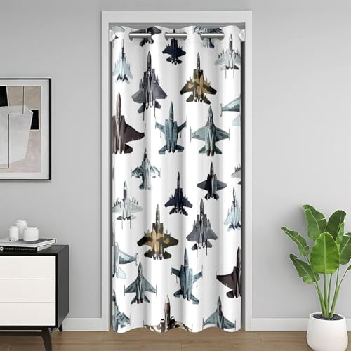Türvorhang Kampfflugzeug Verdunkelungsvorhang 86x203cm für Kinder Jungen Camouflage Militärstrahler Tür Drapieren Armee Kampfflugzeug Zimmerteiler Vorhang für Zimmer Modernes Fliegendes Flugzeug Türvorhang Kampfflugzeug Verdunkelungsvorhang 86x203cm für Kinder Jungen Camouflage Militärstrahler Tür Drapieren Armee Kampfflugzeug Zimmerteiler Vorhang für Zimmer Modernes Fliegendes Flugzeug von Homewish