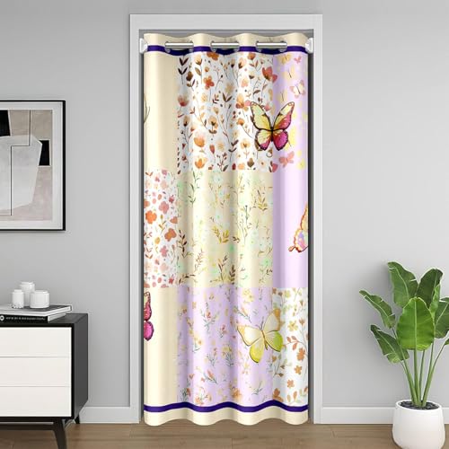 Türvorhang Schmetterling Verdunkelungsvorhang 106x203cm Gelbe Schmetterlinge Tür Drapieren für Mädchen Traumgrid Patchwork Zimmerteiler Vorhang Fantasy Chic Schmetterling Blumenblätter Mädchen Kind Türvorhang Schmetterling Verdunkelungsvorhang 106x203cm Gelbe Schmetterlinge Tür Drapieren für Mädchen Traumgrid Patchwork Zimmerteiler Vorhang Fantasy Chic Schmetterling Blumenblätter Mädchen Kind von Homewish
