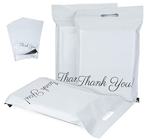 30 Plastik Versandtaschen 350 x 450mm mit"Thank You" Versandbeutel Blickdicht und Reißfest, Tragbare Versandbeutel,Versandumschläge mit Selbstklebendem Streifen -Weiß 30 Plastik Versandtaschen 350 x 450mm mit"Thank You" Versandbeutel Blickdicht und Reißfest, Tragbare Versandbeutel,Versandumschläge mit Selbstklebendem Streifen -Weiß von Homewit