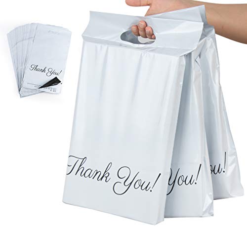 Homewit 60 Versandbeutel Plastik 250 x 350mm mitThank You Versandtaschen Blickdicht und Reißfest, Tragbare Versandbeutel,Versandumschläge mit Selbstklebendem Streifen -Weiß Homewit 60 Versandbeutel Plastik 250 x 350mm mitThank You Versandtaschen Blickdicht und Reißfest, Tragbare Versandbeutel,Versandumschläge mit Selbstklebendem Streifen -Weiß von Homewit