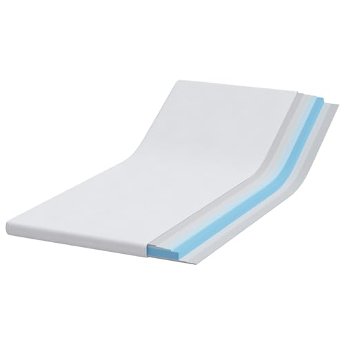 Homgoday Matratzenpads Weiß 100 x 200 cm 100% Polyester Jacquardstoff Matratzenunterlage Model4106279 von Homgoday