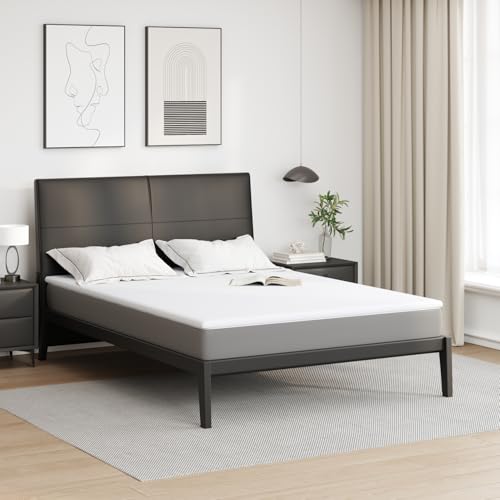 Homgoday Matratzenpads Weiß 140 x 190 cm 100% Polyester Jacquardstoff Matratzenunterlage Model4106215 von Homgoday