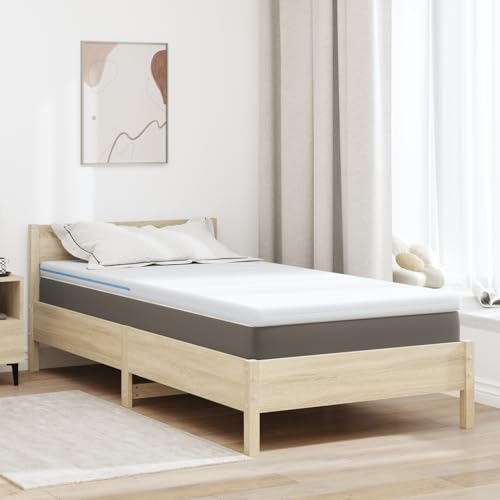 Homgoday Matratzenpads Weiß 90 x 190 cm 100% Polyester Jacquardstoff Matratzenunterlage Model4106277 von Homgoday