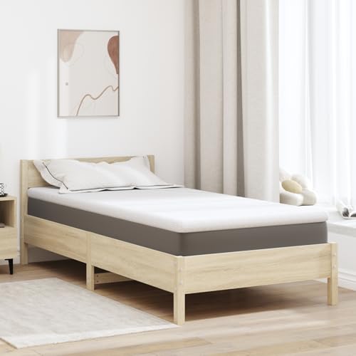 Homgoday Matratzenpads Weiß 90 x 200 cm 100% Polyester Jacquardstoff Matratzenunterlage Model4106190 von Homgoday