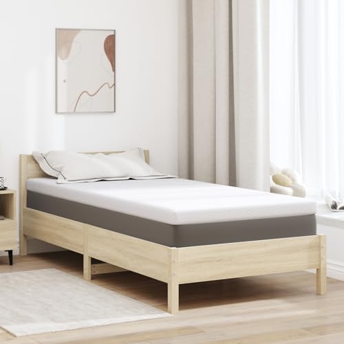 Homgoday Matratzenpads Weiß 90 x 200 cm 100% Polyester Jacquardstoff Matratzenunterlage Model4106234 von Homgoday
