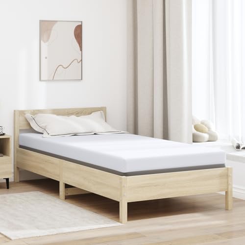 Homgoday Matratzenpads Weiß 90 x 200 cm 100% Polyester Jacquardstoff Matratzenunterlage Model4106245 von Homgoday