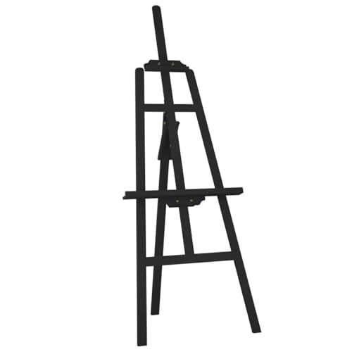 Homgoday Staffelei Schwarz 53,5x95x127 cm Massivholz Kiefer Staffelei Model30221 Homgoday Staffelei Schwarz 53,5x95x127 cm Massivholz Kiefer Staffelei Model30221 von Homgoday