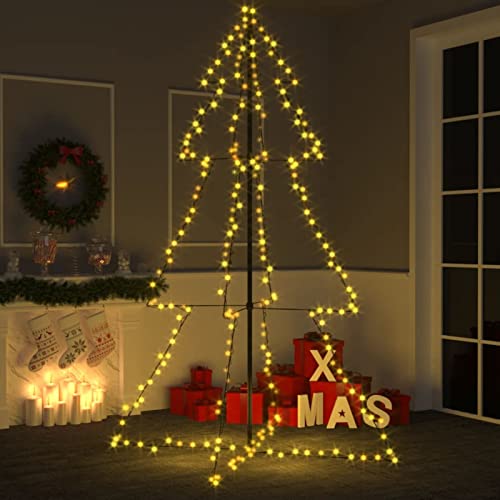 Homgoday Weihnachtsbaum in Kegelform Weihnachtsbaum Beleuchtung Christbaumbeleuchtung Weihnachtsbeleuchtung Weihnachtsdeko, für Weihnachten, Party 240 LEDs Indoor Outdoor 118x180 cm Warmweiß Homgoday Weihnachtsbaum in Kegelform Weihnachtsbaum Beleuchtung Christbaumbeleuchtung Weihnachtsbeleuchtung Weihnachtsdeko, für Weihnachten, Party 240 LEDs Indoor Outdoor 118x180 cm Warmweiß von Homgoday