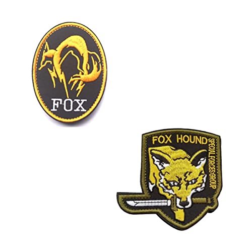 Homiego Military Moral Diamond Dogs and Metal Gear Solid Fox Patch (2 Stück) von Homiego