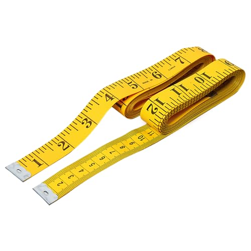 Homiladi Maßband, 300 cm, doppelseitiges weiches Taillenmaßband für genaue Körper- und Stoffmessung, Nähen, Schneidern und Schneidern (2er-Pack) von Homiladi