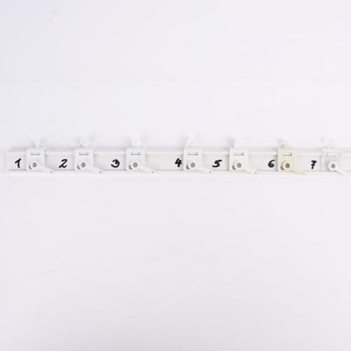 Homing Klettleiste Paneelleiste Kunststoffprofil mit Klettband weiß 3,3x1cm 79cm breit inkl. 3 Aufhängemodule, Variante Aufhängemodul:5 Paneelwagen mit Rolle Homing Klettleiste Paneelleiste Kunststoffprofil mit Klettband weiß 3,3x1cm 79cm breit inkl. 3 Aufhängemodule, Variante Aufhängemodul:5 Paneelwagen mit Rolle von Homing