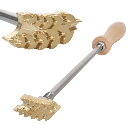 Benutzerdefiniertes Logo-Brandeisen, personalisiertes Metall-Brandeisen, Hitzestempel-Kit, benutzerdefinierte Holzbrennstempel-Heizung für Leder, Holz, Papier, Fleisch, Kuchen, Brot, Backen,3cm Benutzerdefiniertes Logo-Brandeisen, personalisiertes Metall-Brandeisen, Hitzestempel-Kit, benutzerdefinierte Holzbrennstempel-Heizung für Leder, Holz, Papier, Fleisch, Kuchen, Brot, Backen,3cm von Homirty